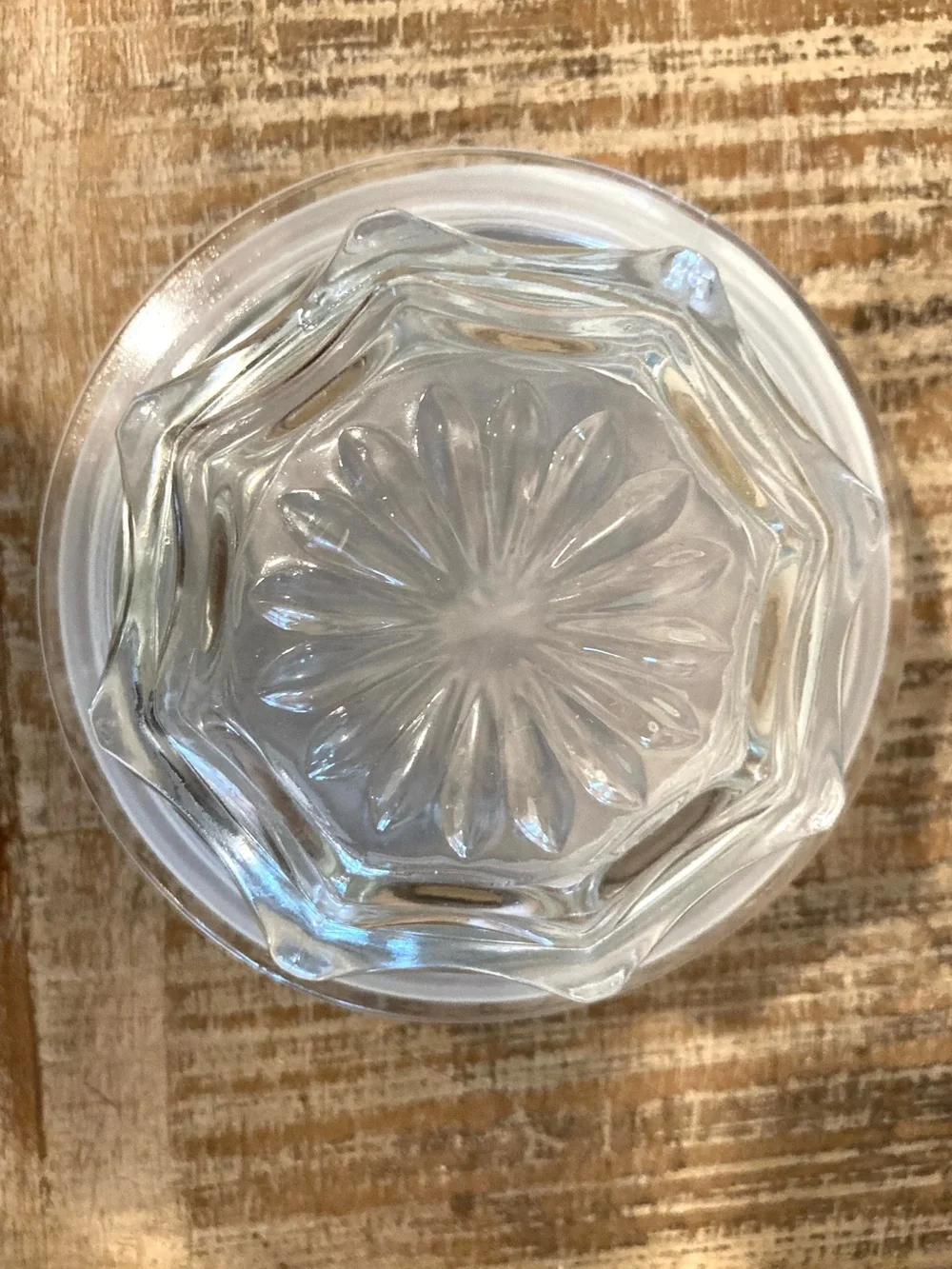 Vintage Anchor Hocking Wexford Clear Glass Lidded Canister Jar Food Storage - Picture 8 of 15